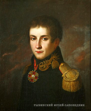 Hrabia Aleksander Aleksiejewicz Mussin-Puszkin (portret nieznanego autora, http://www.1812panorama.ru/hg/hg_hist33.html).